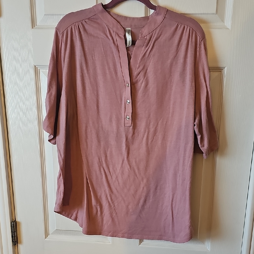 Pre-loved Perseption Women Pink Blouse